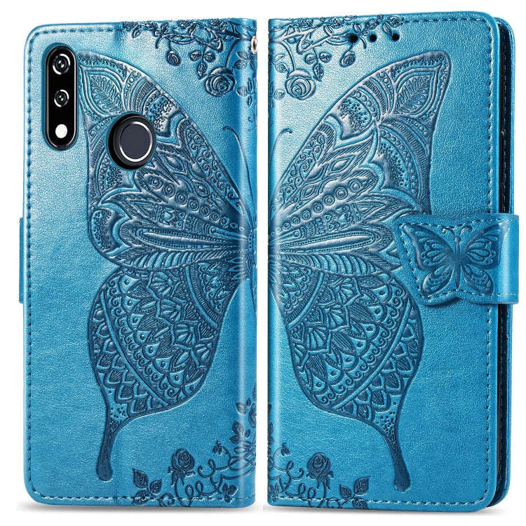 Butterfly Love Flowers Embossing Horizontal Flip Leather Case For LG W10 with Holder & Card Slots...