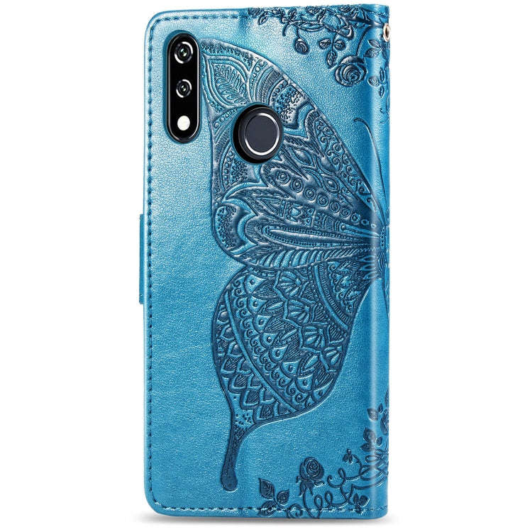 Butterfly Love Flowers Embossing Horizontal Flip Leather Case For LG W10 with Holder & Card Slots...
