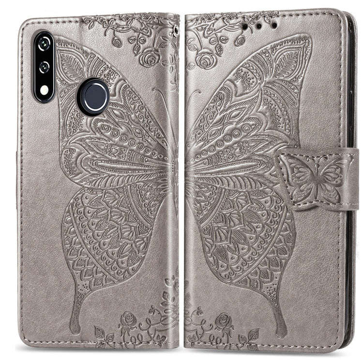 Butterfly Love Flowers Embossing Horizontal Flip Leather Case For LG W10 with Holder & Card Slots...