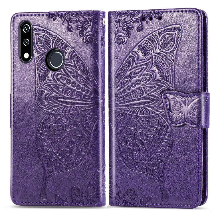 Butterfly Love Flowers Embossing Horizontal Flip Leather Case For LG W10 with Holder & Card Slots...