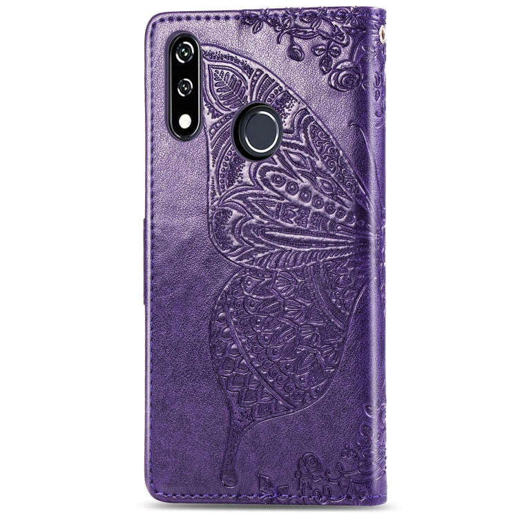 Butterfly Love Flowers Embossing Horizontal Flip Leather Case For LG W10 with Holder & Card Slots...