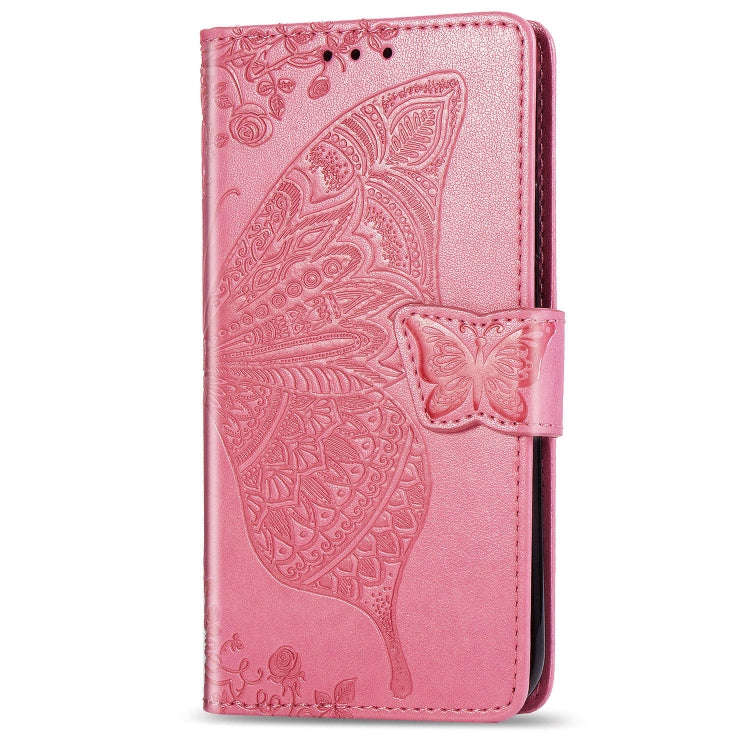 Butterfly Love Flowers Embossing Horizontal Flip Leather Case For LG W10 with Holder & Card Slots...