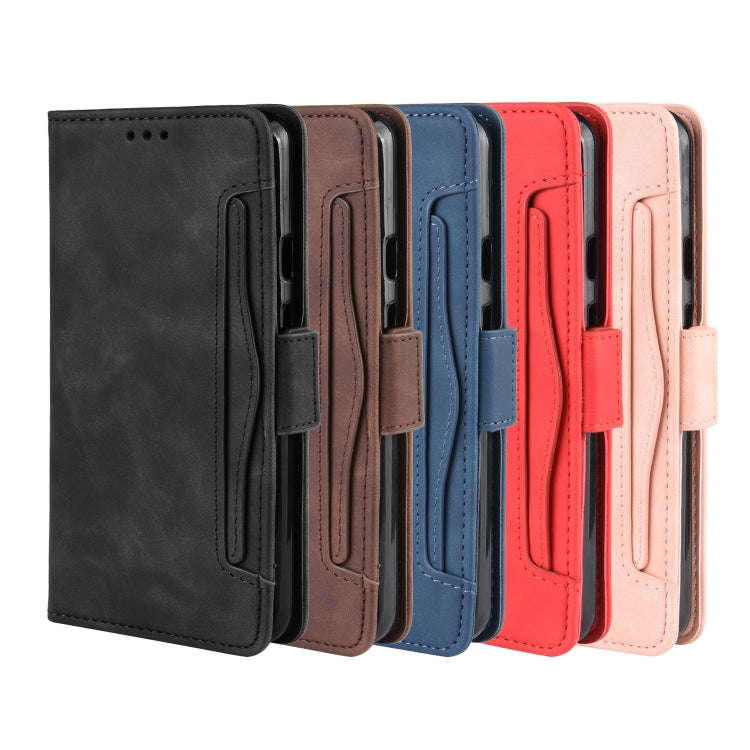 Wallet Style Skin Feel Calf Pattern Leather Case For Google Pixel 3a ,with Separate Card Slot(Blue)