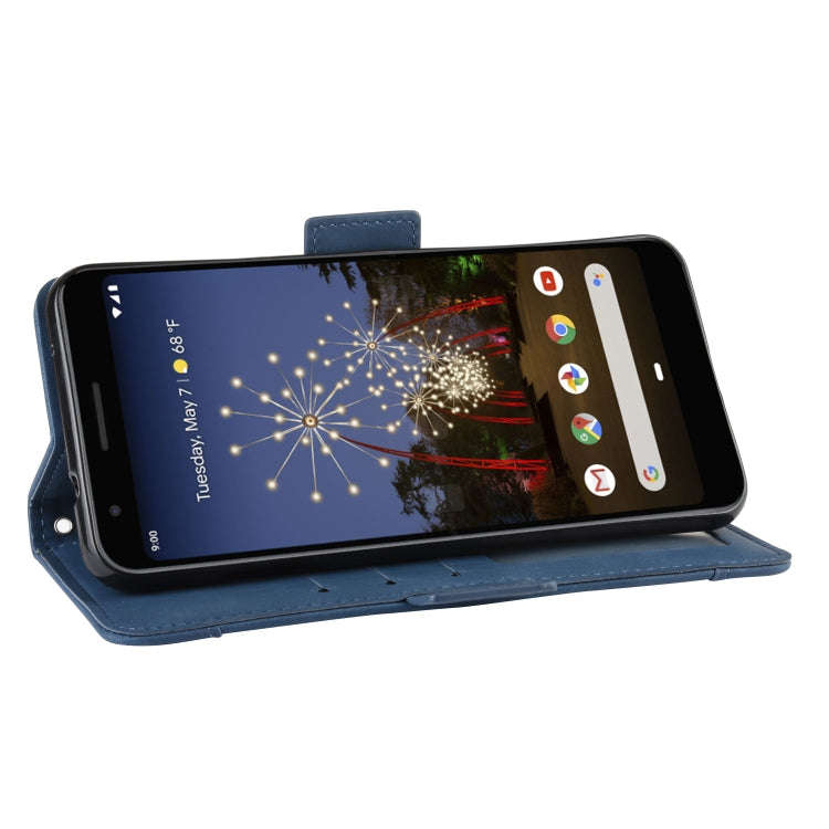 Wallet Style Skin Feel Calf Pattern Leather Case For Google Pixel 3a XL,with Separate Card Slot(B...
