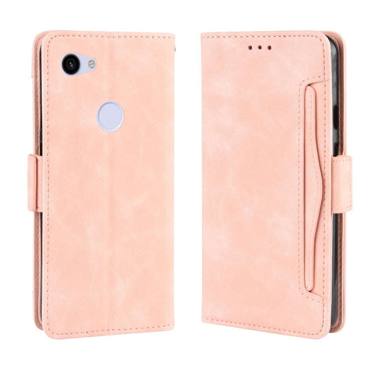 Wallet Style Skin Feel Calf Pattern Leather Case For Google Pixel 3a XL,with Separate Card Slot(P...