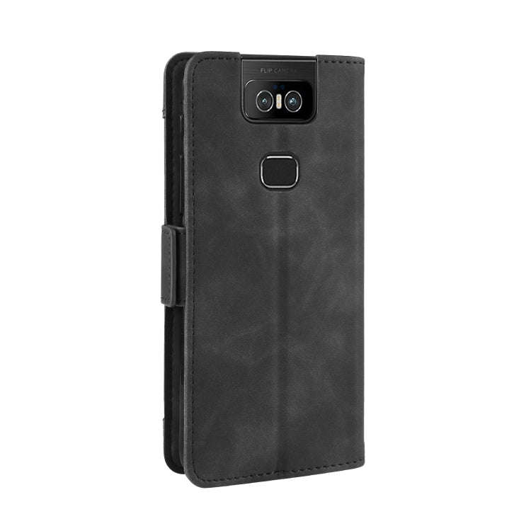 Wallet Style Skin Feel Calf Pattern Leather Case For Asus Zenfone 6 ZS630KL,with Separate Card Sl...