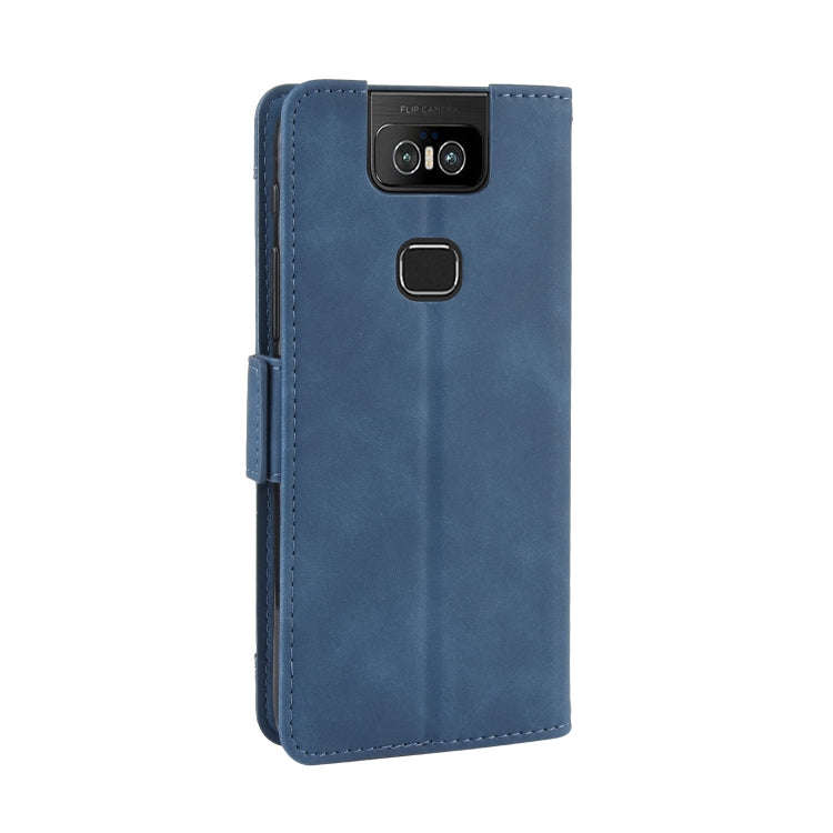 Wallet Style Skin Feel Calf Pattern Leather Case For Asus Zenfone 6 ZS630KL,with Separate Card Sl...
