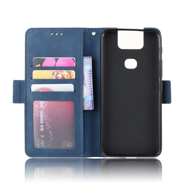 Wallet Style Skin Feel Calf Pattern Leather Case For Asus Zenfone 6 ZS630KL,with Separate Card Sl...