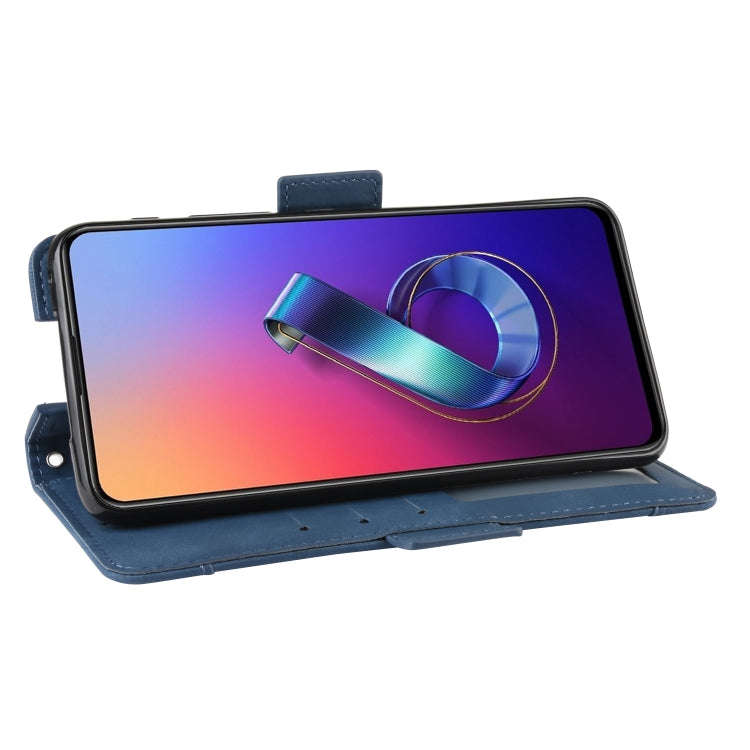 Wallet Style Skin Feel Calf Pattern Leather Case For Asus Zenfone 6 ZS630KL,with Separate Card Sl...