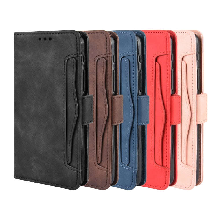 Wallet Style Skin Feel Calf Pattern Leather Case For Asus Zenfone 6 ZS630KL,with Separate Card Sl...