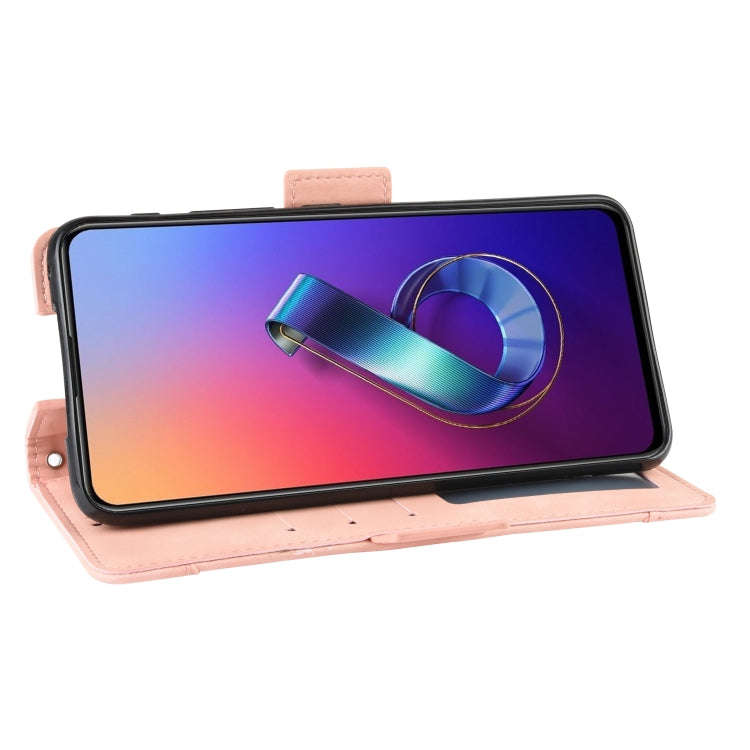Wallet Style Skin Feel Calf Pattern Leather Case For Asus Zenfone 6 ZS630KL,with Separate Card Sl...