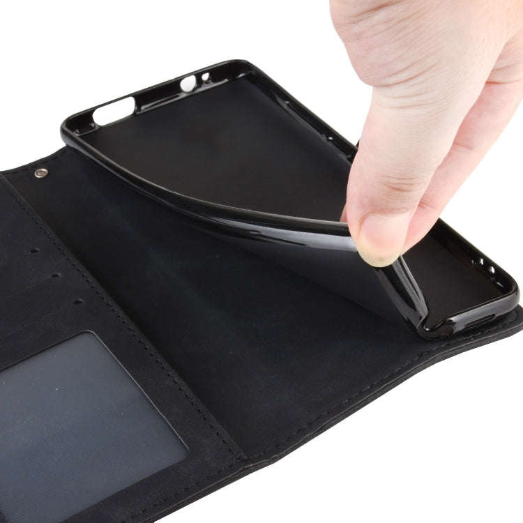 Wallet Style Skin Feel Calf Pattern Leather Case For Huawei P30 Pro,with Separate Card Slot(Blue)