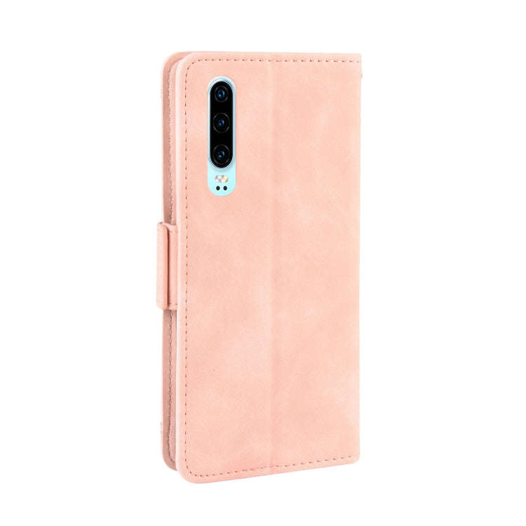 Wallet Style Skin Feel Calf Pattern Leather Case For Huawei P30,with Separate Card Slot(Pink)