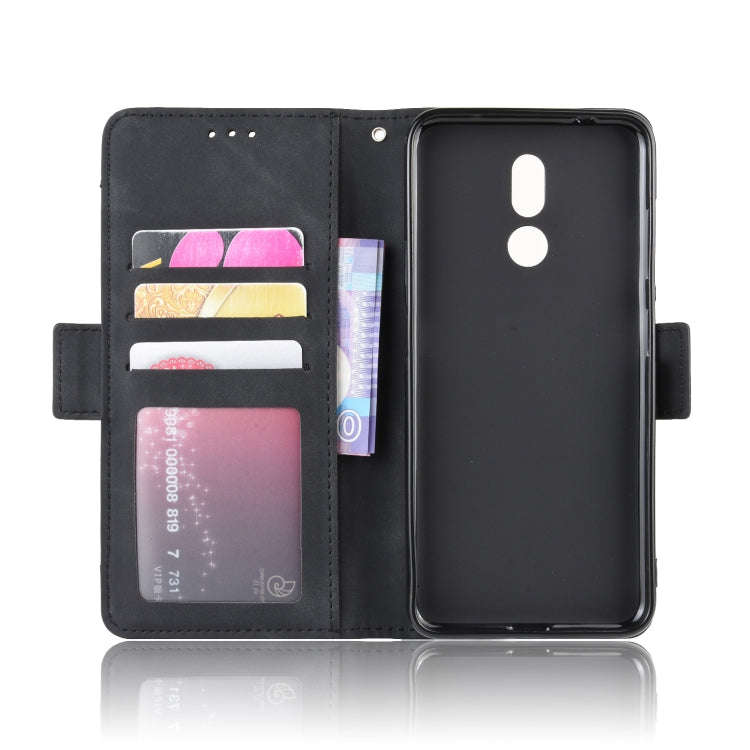 Wallet Style Skin Feel Calf Pattern Leather Case For Nokia 3.2,with Separate Card Slot(Black)