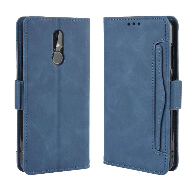 Wallet Style Skin Feel Calf Pattern Leather Case For Nokia 3.2,with Separate Card Slot(Blue)