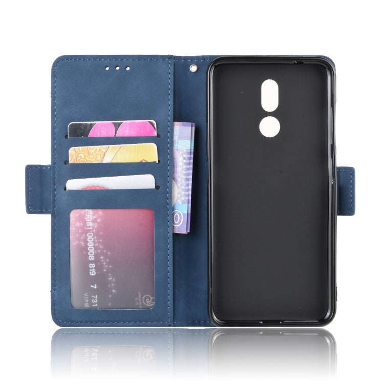 Wallet Style Skin Feel Calf Pattern Leather Case For Nokia 3.2,with Separate Card Slot(Blue)