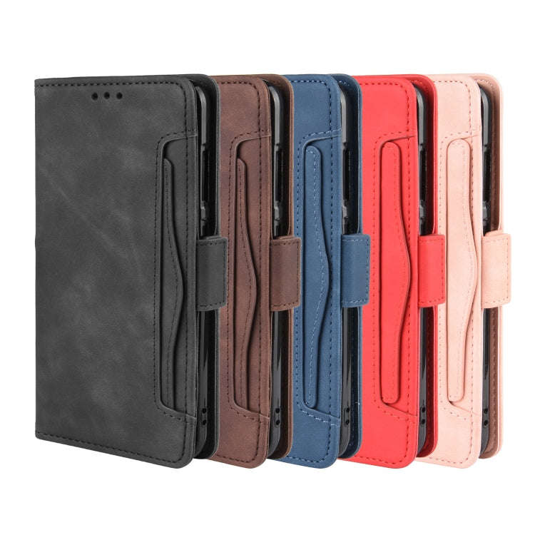 Wallet Style Skin Feel Calf Pattern Leather Case For Nokia 3.2,with Separate Card Slot(Red)