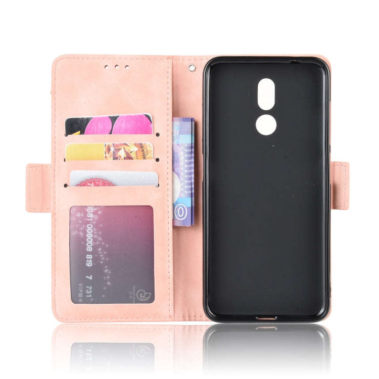 Wallet Style Skin Feel Calf Pattern Leather Case For Nokia 3.2,with Separate Card Slot(Pink)