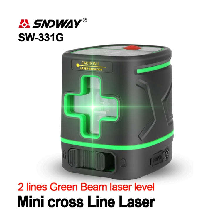 SNDWAY SW-331G Laser Level 2 Lines 360 Degree Rechargeable Battery Green Beam Self Leveling Level...
