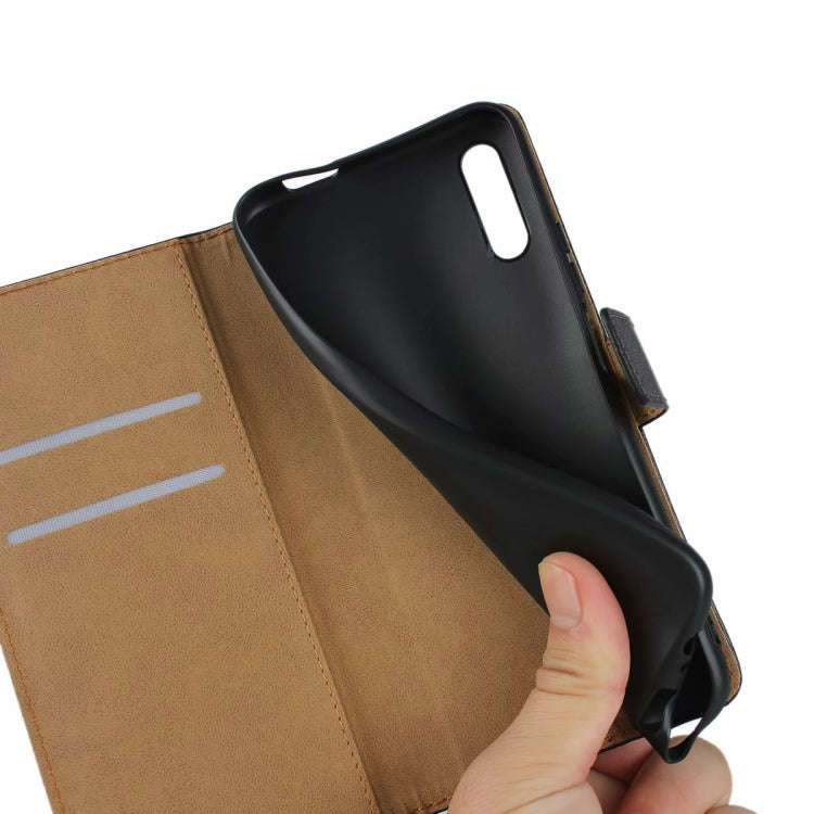 Horizontal Flip Leather Case for Huawei Honor 9X with Magnetic Clasp and Bracket and Card Slot an...