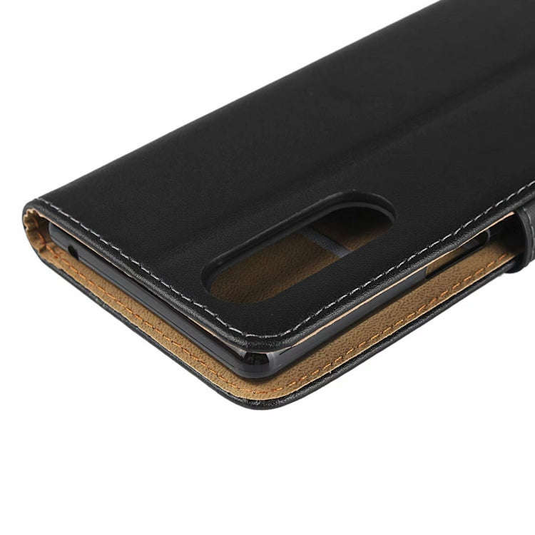 Leather Horizontal Flip Holster for Sony Xperia XZ5 with Magnetic Clasp and Bracket and Card Slot...