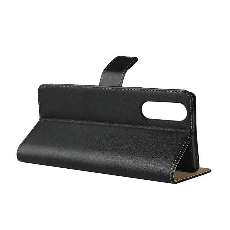 Leather Horizontal Flip Holster for Sony Xperia XZ5 with Magnetic Clasp and Bracket and Card Slot...