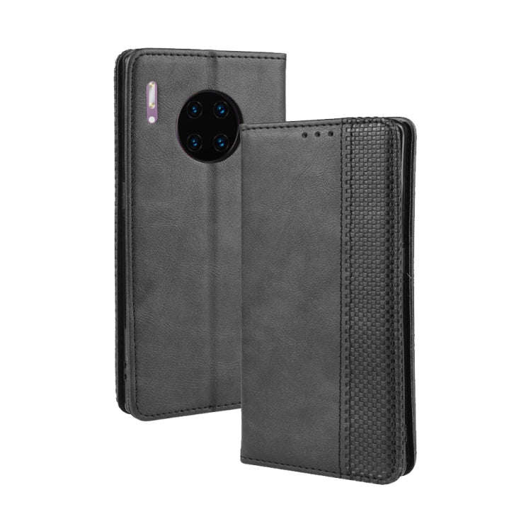Magnetic Buckle Retro Crazy Horse Texture Horizontal Flip Leather Case for Huawei Mate 30 Pro , w...