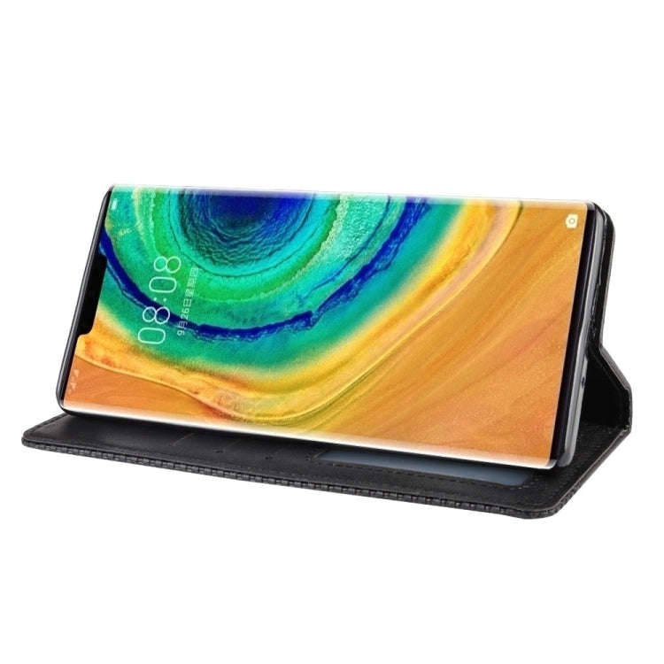 Magnetic Buckle Retro Crazy Horse Texture Horizontal Flip Leather Case for Huawei Mate 30 Pro , w...