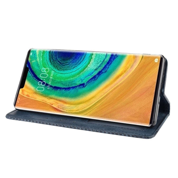 Magnetic Buckle Retro Crazy Horse Texture Horizontal Flip Leather Case for Huawei Mate 30 Pro , w...