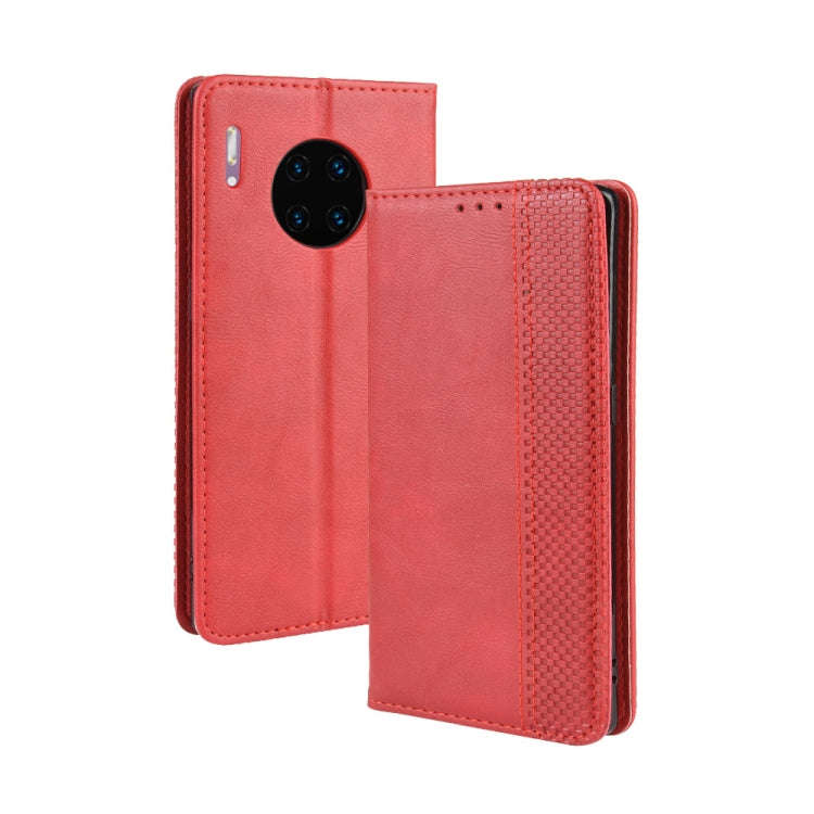 Magnetic Buckle Retro Crazy Horse Texture Horizontal Flip Leather Case for Huawei Mate 30 Pro , w...