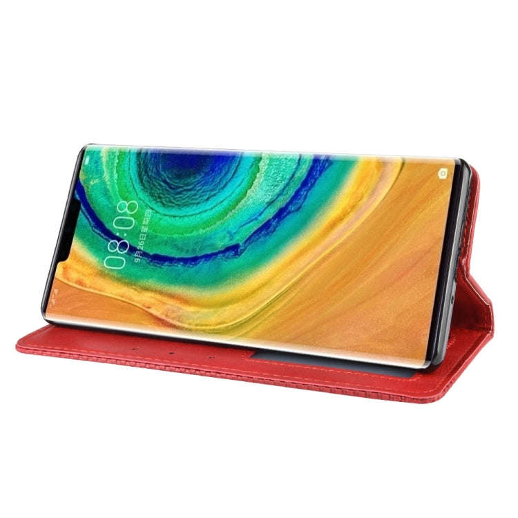 Magnetic Buckle Retro Crazy Horse Texture Horizontal Flip Leather Case for Huawei Mate 30 Pro , w...