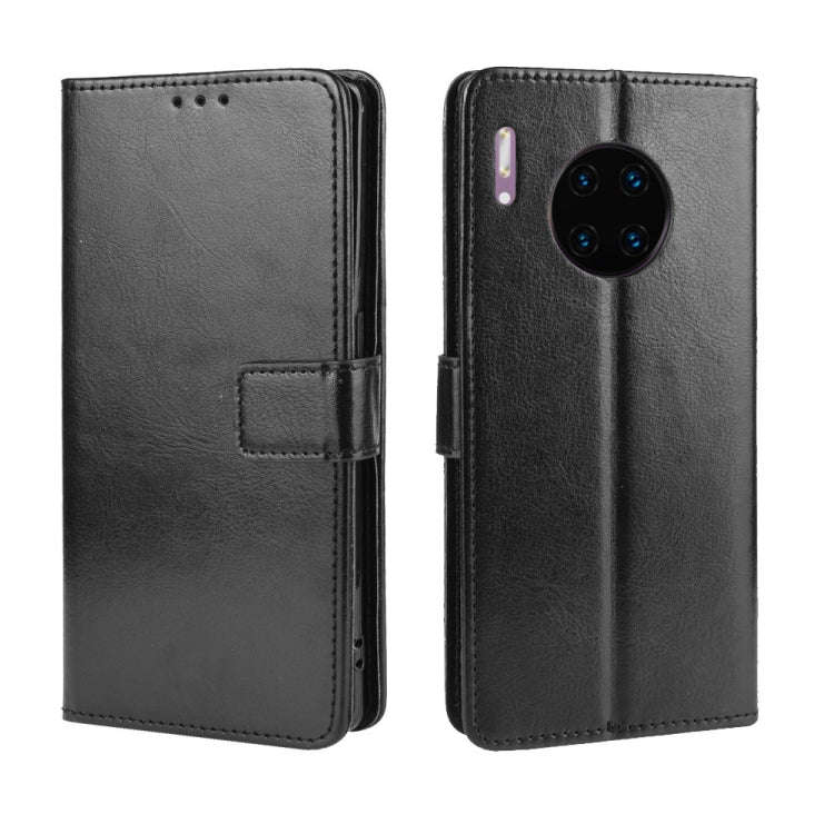 Retro Crazy Horse Texture Horizontal Flip Leather Case for Huawei Mate 30 Pro, with Holder & Card...