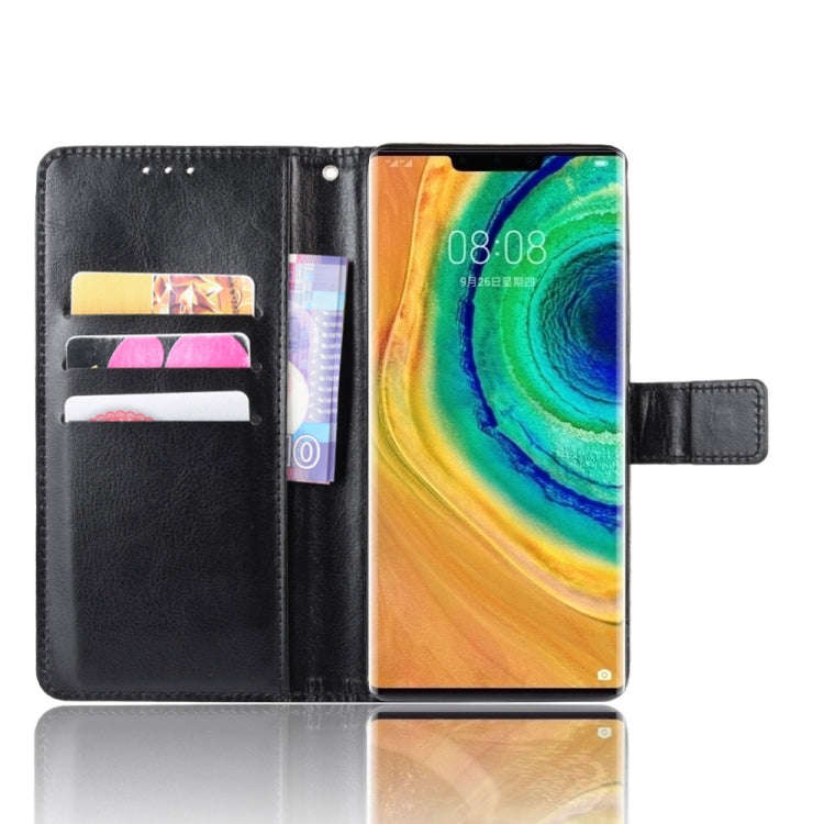 Retro Crazy Horse Texture Horizontal Flip Leather Case for Huawei Mate 30 Pro, with Holder & Card...