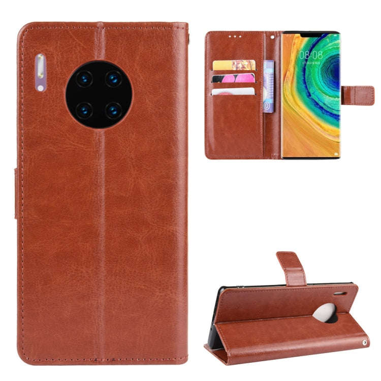 Retro Crazy Horse Texture Horizontal Flip Leather Case for Huawei Mate 30 Pro, with Holder & Card...