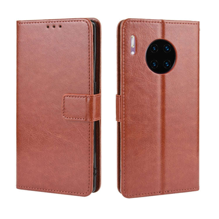 Retro Crazy Horse Texture Horizontal Flip Leather Case for Huawei Mate 30 Pro, with Holder & Card...