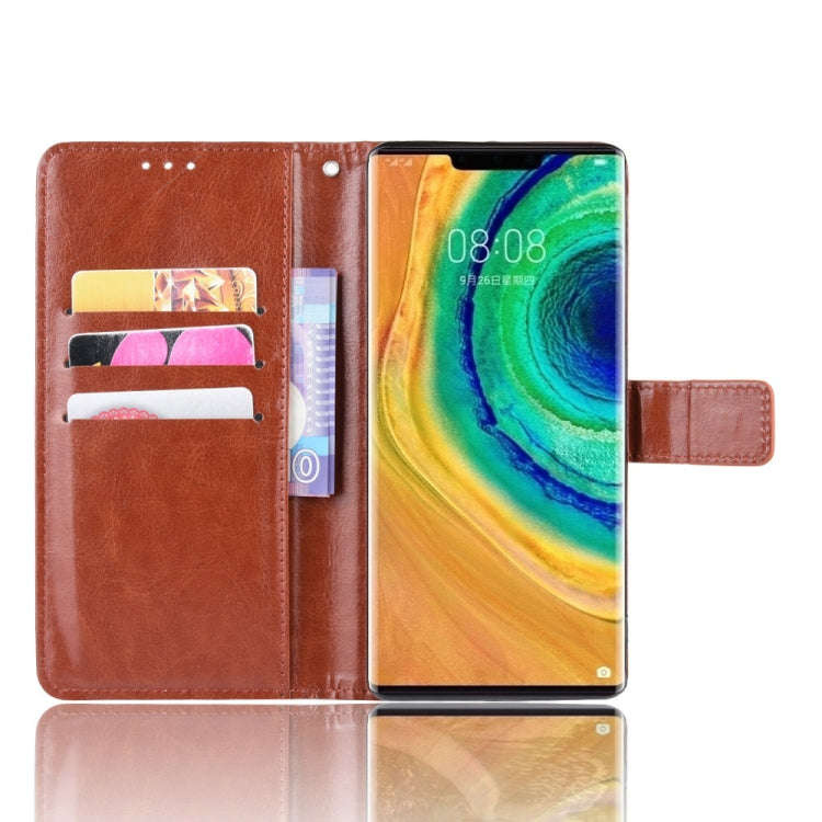 Retro Crazy Horse Texture Horizontal Flip Leather Case for Huawei Mate 30 Pro, with Holder & Card...