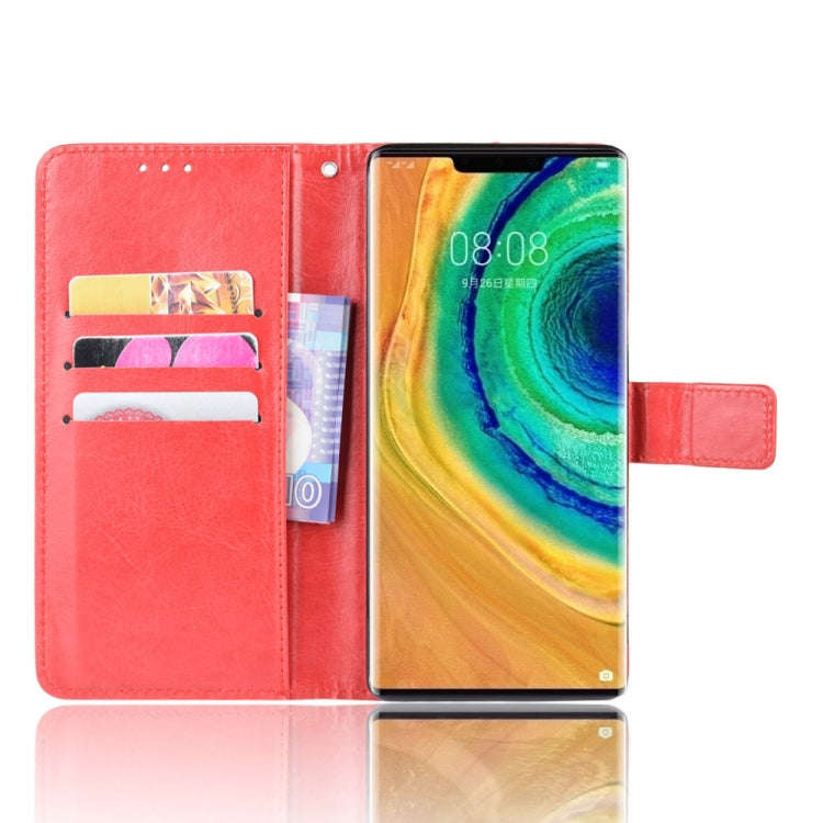 Retro Crazy Horse Texture Horizontal Flip Leather Case for Huawei Mate 30 Pro, with Holder & Card...