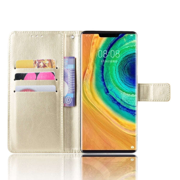 Retro Crazy Horse Texture Horizontal Flip Leather Case for Huawei Mate 30 Pro, with Holder & Card...
