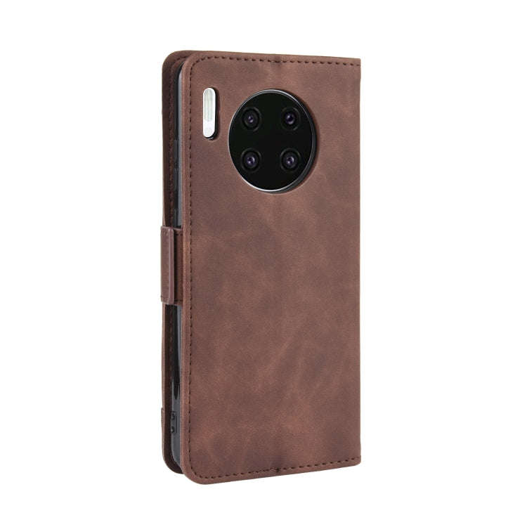 Wallet Style Skin Feel Calf Pattern Leather Case For Huawei Mate 30 ,with Separate Card Slot(Brown)