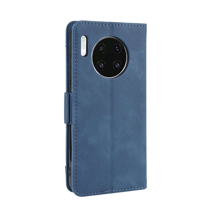 Wallet Style Skin Feel Calf Pattern Leather Case For Huawei Mate 30 ,with Separate Card Slot(Blue)