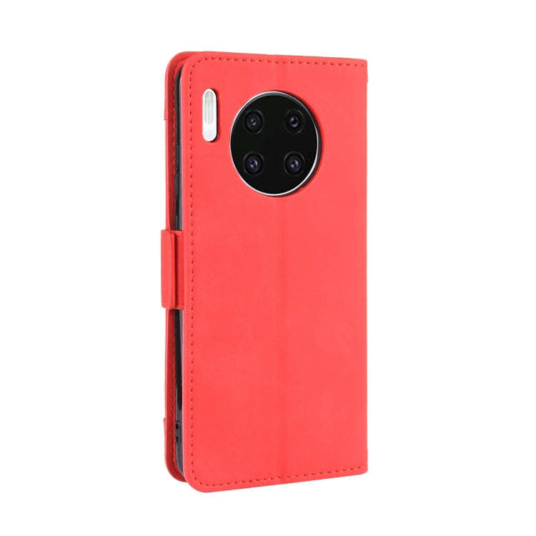 Wallet Style Skin Feel Calf Pattern Leather Case For Huawei Mate 30 ,with Separate Card Slot(Red)