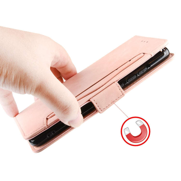 Wallet Style Skin Feel Calf Pattern Leather Case For Huawei Mate 30 ,with Separate Card Slot(Red)