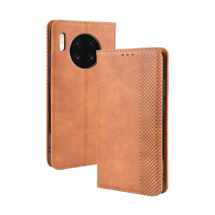 Magnetic Buckle Retro Crazy Horse Texture Horizontal Flip Leather Case for Huawei Mate 30  , with...