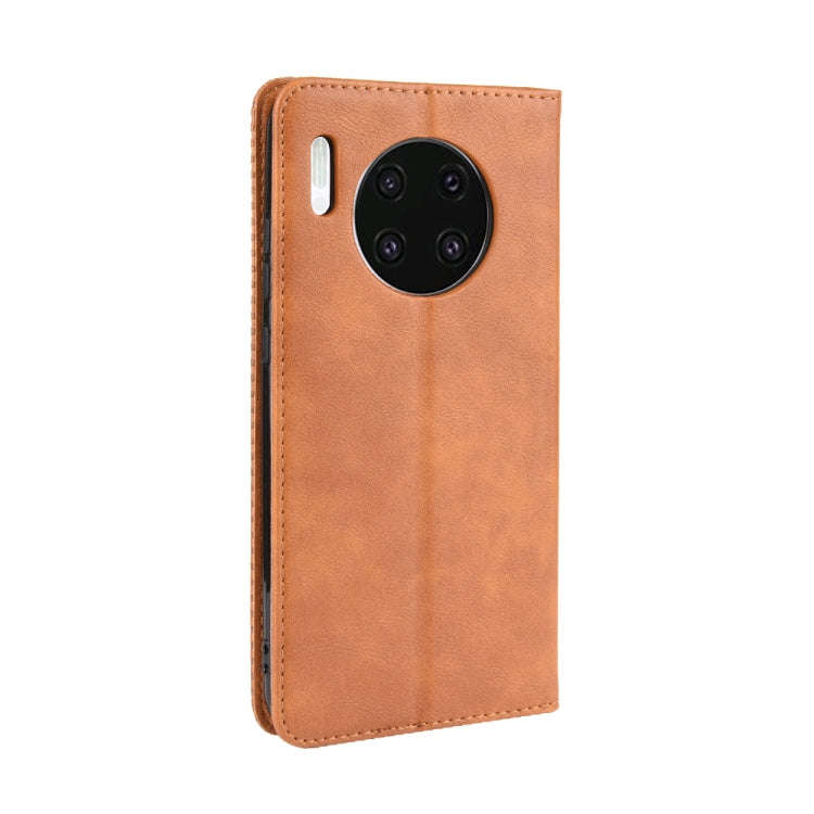Magnetic Buckle Retro Crazy Horse Texture Horizontal Flip Leather Case for Huawei Mate 30  , with...