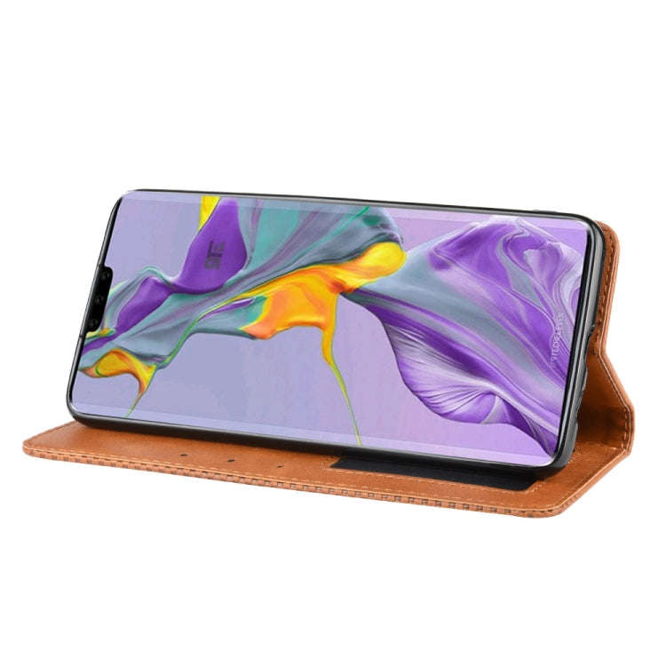 Magnetic Buckle Retro Crazy Horse Texture Horizontal Flip Leather Case for Huawei Mate 30  , with...