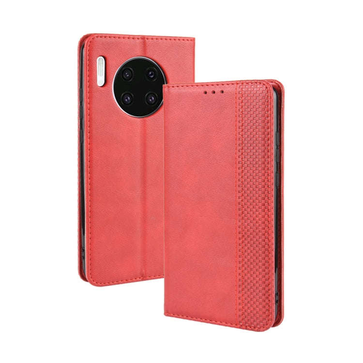Magnetic Buckle Retro Crazy Horse Texture Horizontal Flip Leather Case for Huawei Mate 30  , with...