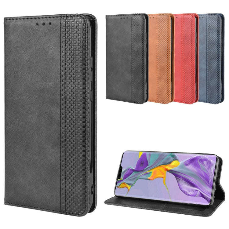 Magnetic Buckle Retro Crazy Horse Texture Horizontal Flip Leather Case for Huawei Mate 30  , with...