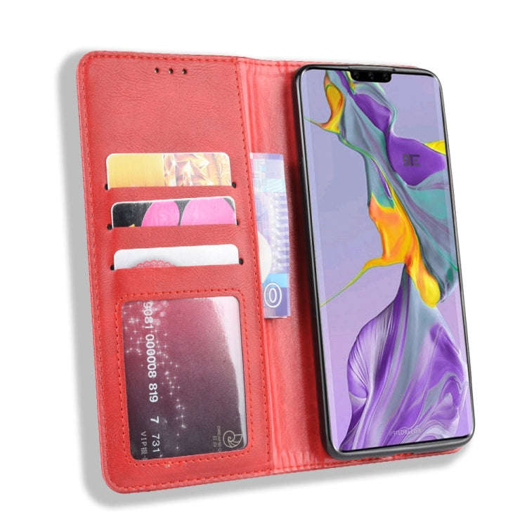 Magnetic Buckle Retro Crazy Horse Texture Horizontal Flip Leather Case for Huawei Mate 30  , with...