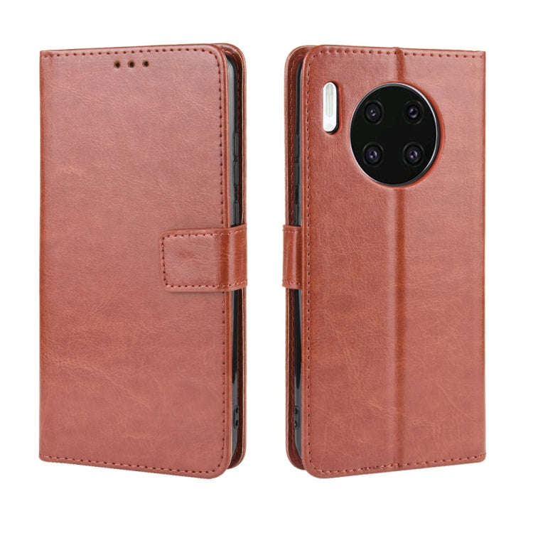 Retro Crazy Horse Texture Horizontal Flip Leather Case for Huawei Mate 30, with Holder & Card Slo...
