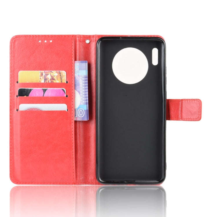 Retro Crazy Horse Texture Horizontal Flip Leather Case for Huawei Mate 30, with Holder & Card Slo...